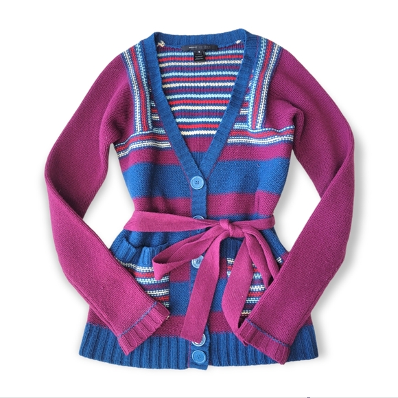 Marc Jacobs Lambswool Cardigan striped small - Picture 2 of 6